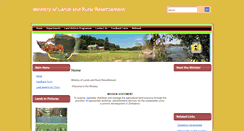 Desktop Screenshot of lands.gov.zw