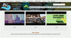 Desktop Screenshot of lands.gov.fj